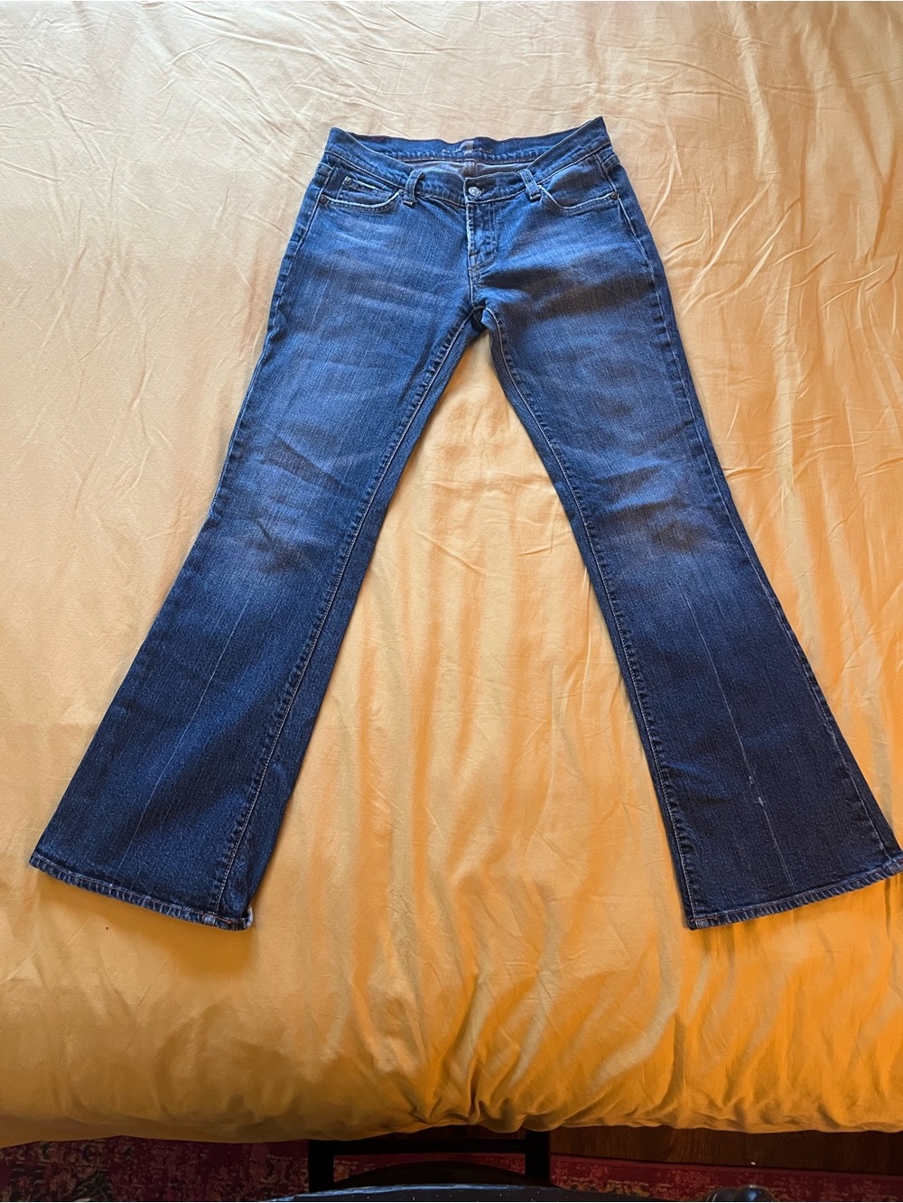 Vintage Y2K 7 For All Mankind Flare Blue Jeans